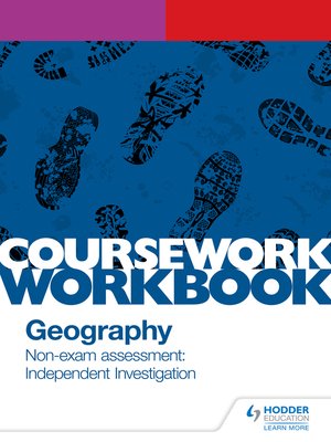 cover image of Pearson Edexcel A-level Geography Coursework Workbook